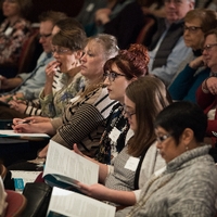 Attendees at the conference